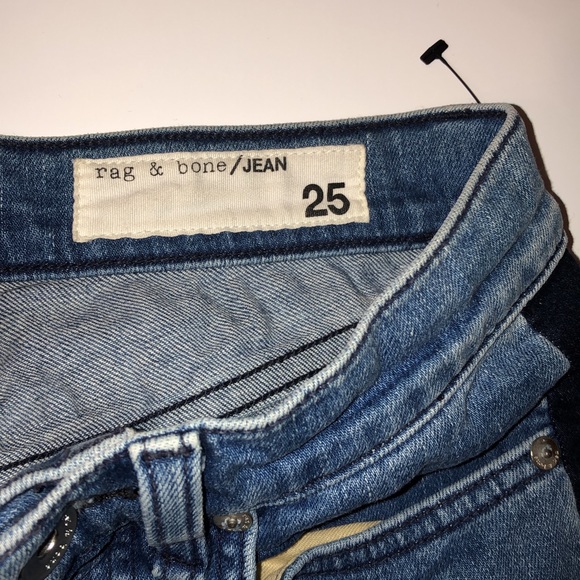 RAG & BONE Mazie Double Indigo Tuxedo skinny - Picture 10 of 16